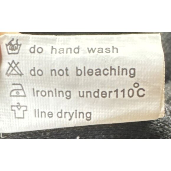 Paolo Tricot Dress, black, size Large, sheer sleeves, Wednesday Adams, witch - Picture 14 of 15